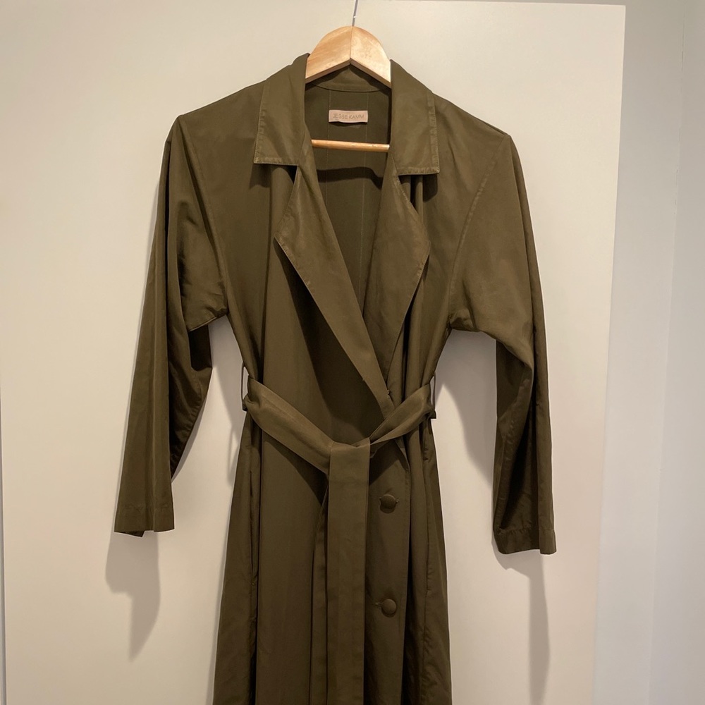 Jesse Kamm Trench in green